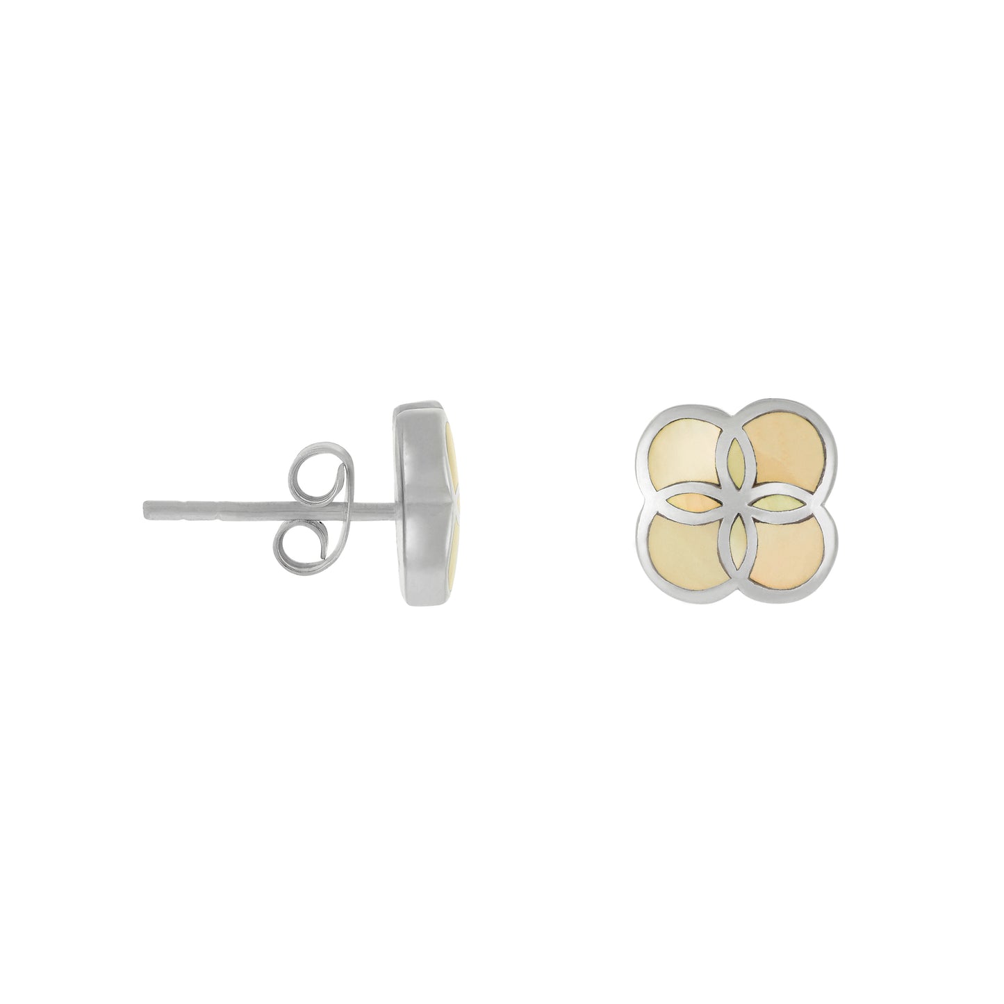 Petal Sterling Stud Earrings 2