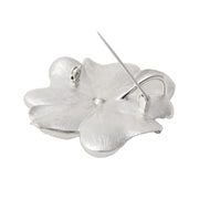 Sterling Flower Lapel Pin
