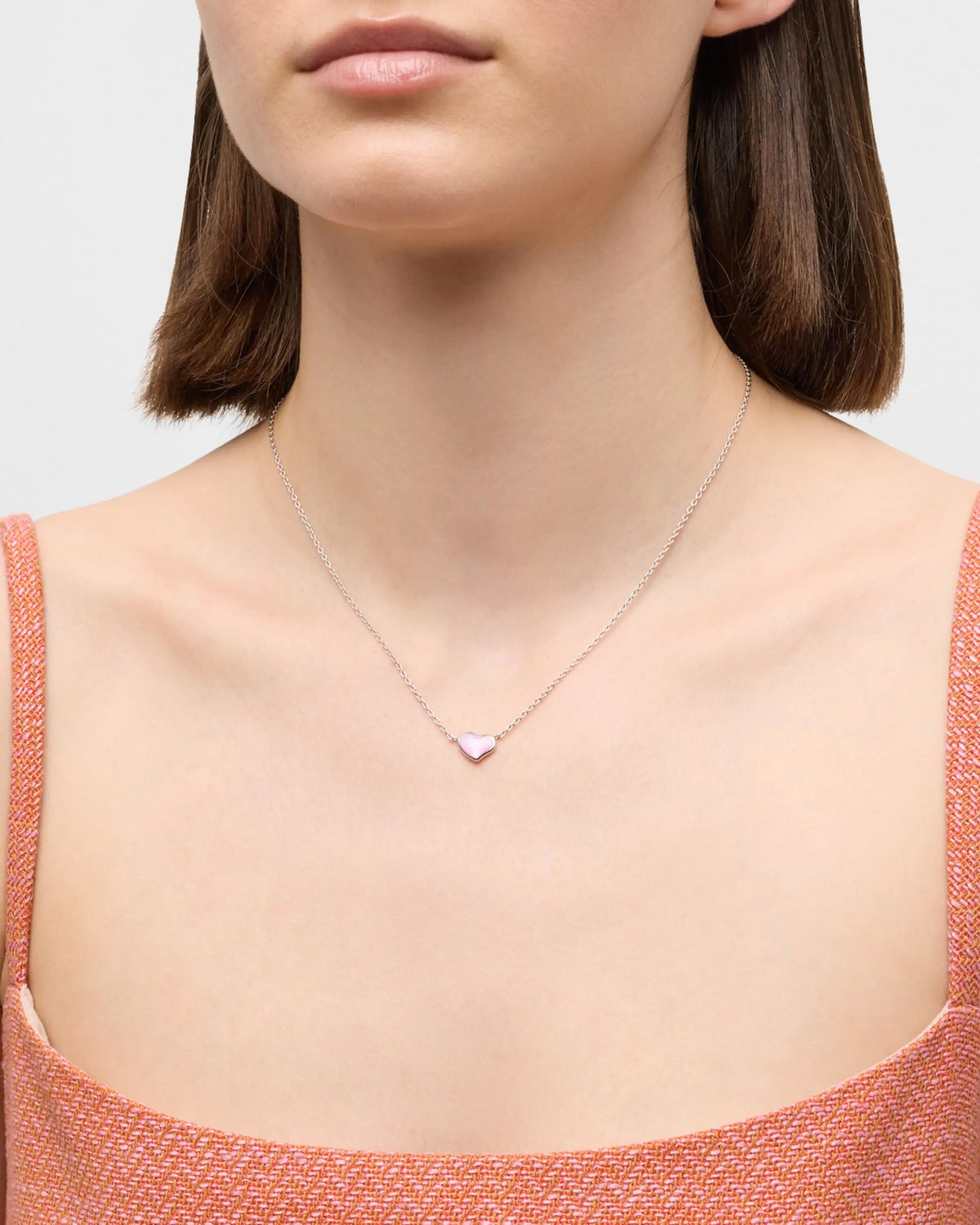 Heart Pendant Sterling Necklace