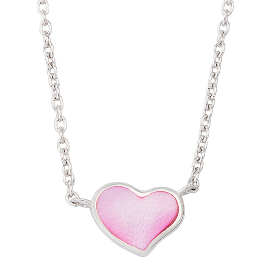 Heart Pendant Sterling Necklace