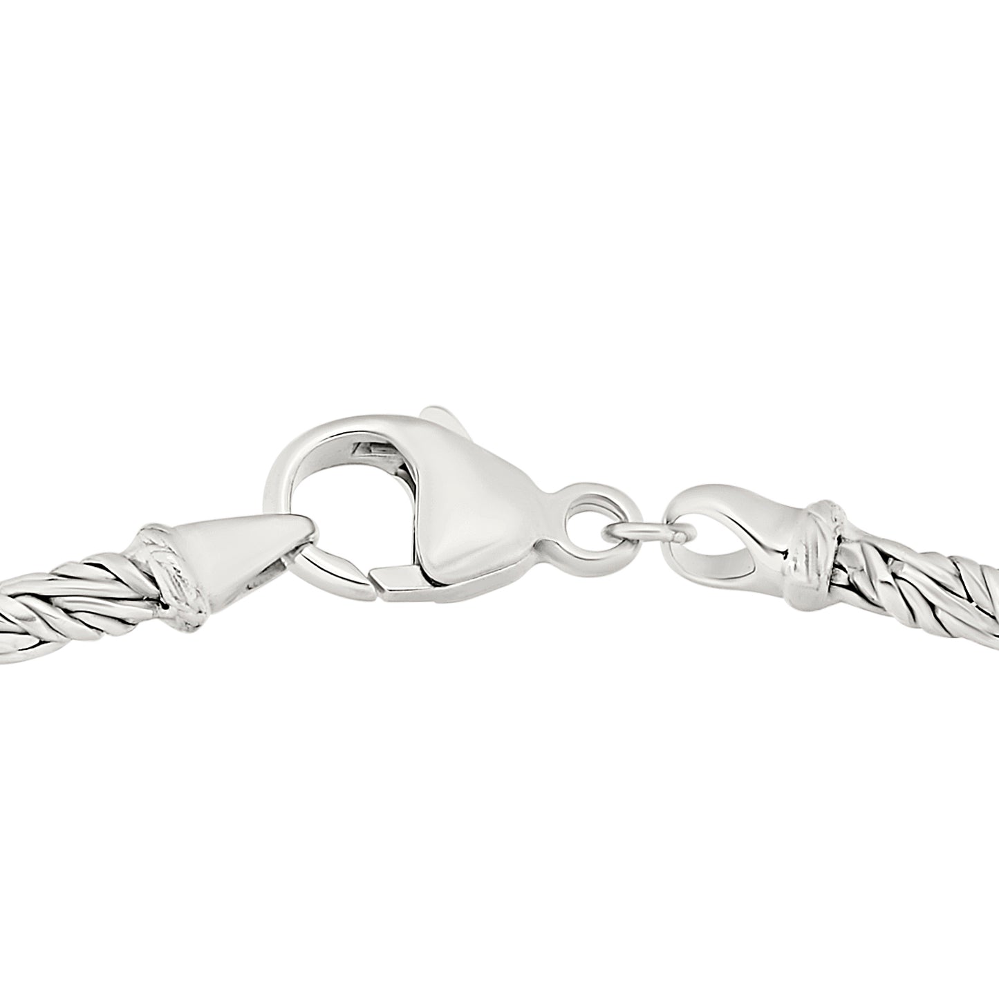 Mariselle Sterling Silver Crossover Necklace