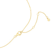 Heartline 5 Malachite Gold Vermeil Sterling Necklace