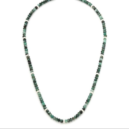 Emerald Beaded Necklace