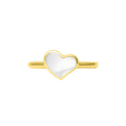 My One Heart Gemstone Gold Vermeil Ring