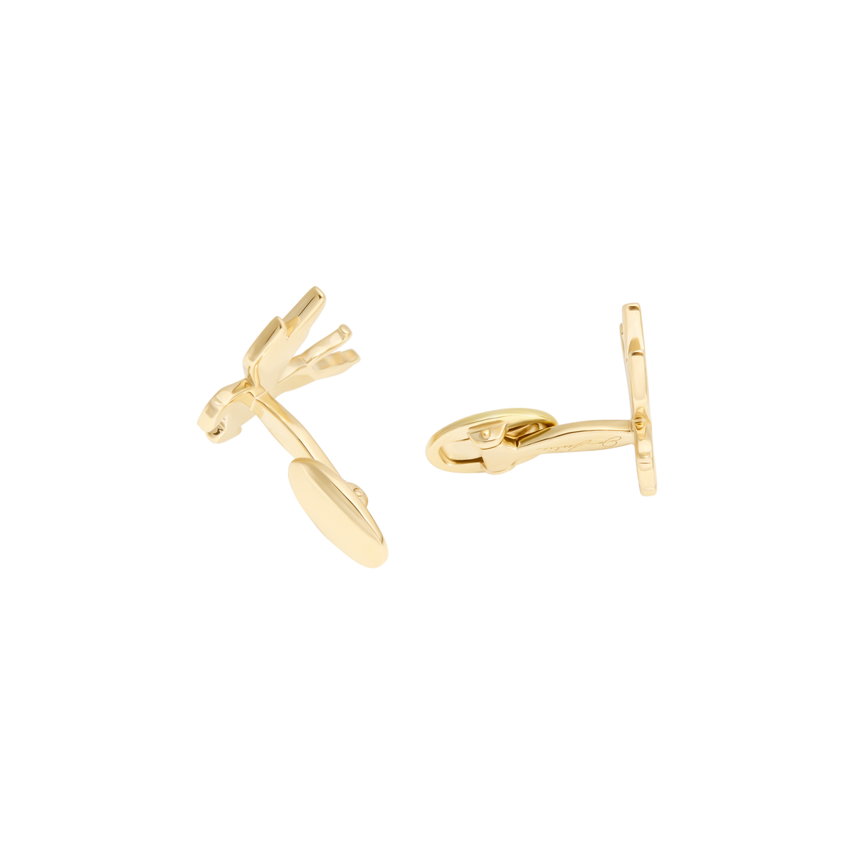 Gemstone Flying Horse Sterling Gold Vermeil Cufflinks