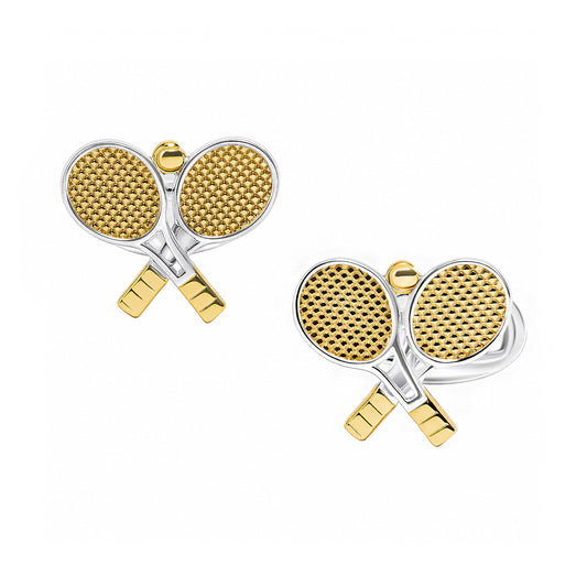 Racquet and Ball Cufflinks