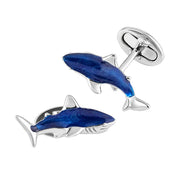 Shark Sterling Cufflinks