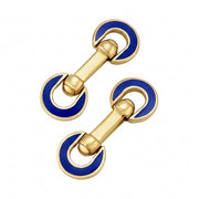 Gold Vermeil Horseshoe Flip Cufflink
