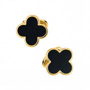 Four Leaf Clover 18K Gold Vermeil Sterling Cufflinks