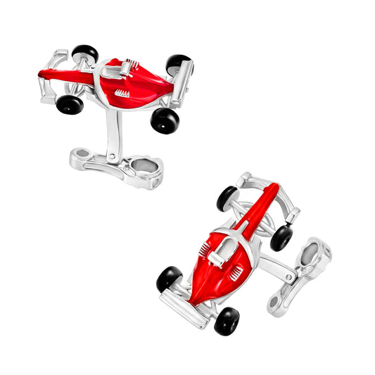 Grand Racing Inspired Sterling Cufflinks
