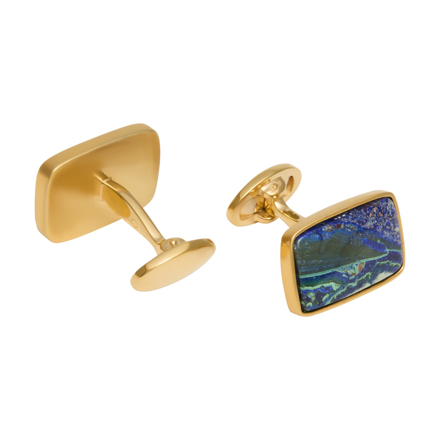 Deep Blue Azurite Chatoyant Malachite