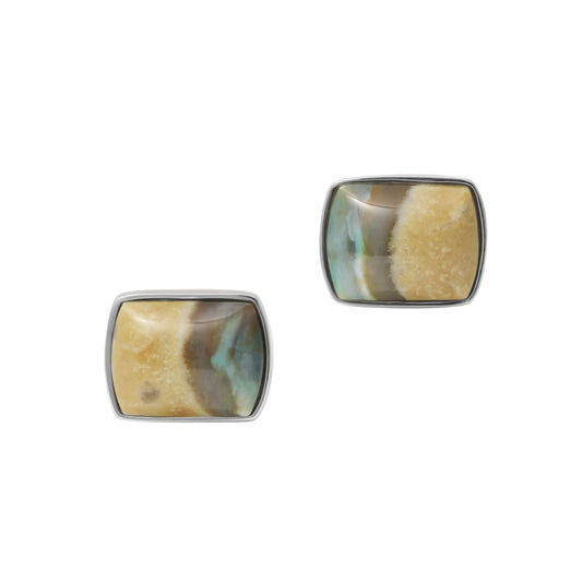 Picturesque Sand Bar Opalized Petrified Wood Sterling Silver Sterlings