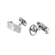 Vintage Jaguar Inspired Car Sterling Cufflinks