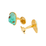 Turquoise 18K Vermeil Cufflinks