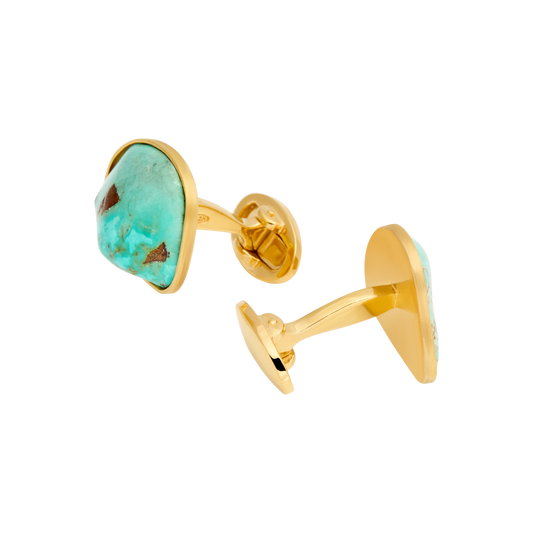 Turquoise 18K Vermeil Cufflinks