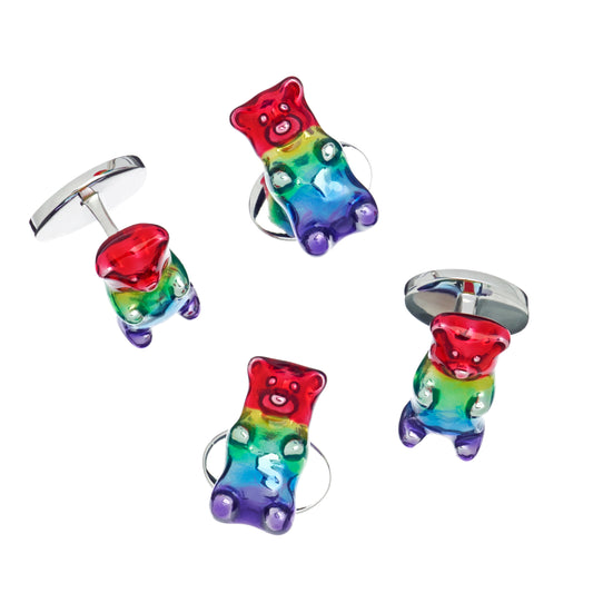 Gummy Bear Rainbow Sterling Studs