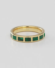 Dash Rectangle Gold Vermeil Sterling Stackable Ring