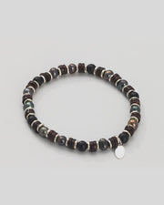 Grey Pearl & Agate Flex Bracelet