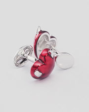 Heart with Horns Sterling Cufflinks