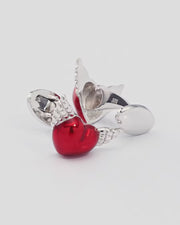 Heart Wings Sterling Cufflinks