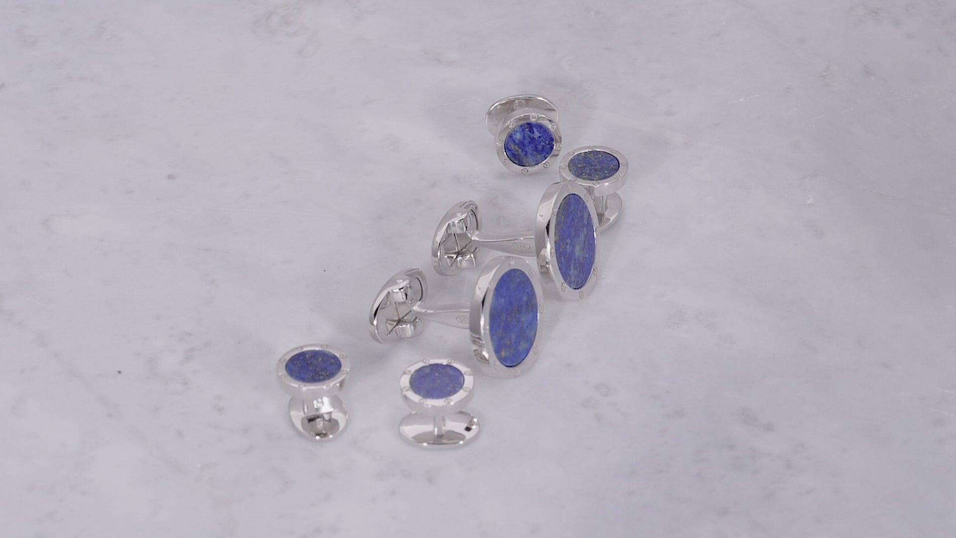 Sterling Silver and Mother of Pearl Cufflinks & Studs – Jan Leslie