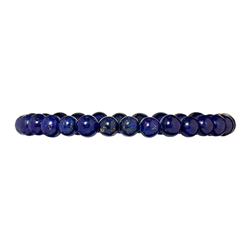 6mm Semiprecious Gemstone Beaded Elastic Bracelet - Jan Leslie Cufflinks and Accessories