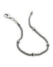 Men's Sterling Silver Herringbone Bracelet I Jan Leslie Cufflinks and Accessories. 