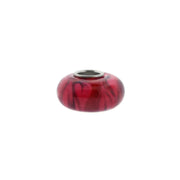 Murano Glass Bead Sterling Silver Cufflinks in Red Motif I Jan Leslie Cufflinks and Accessories. 