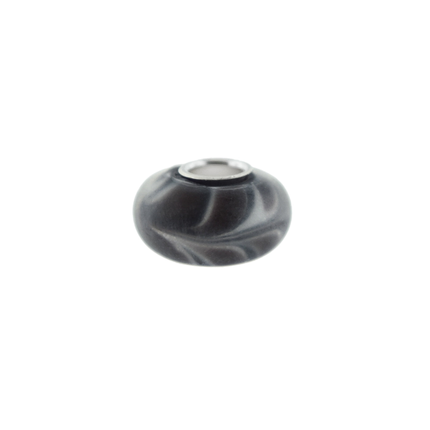 Murano Glass Bead Sterling Silver Cufflinks in Black I Jan Leslie Cufflinks and Accessories. 