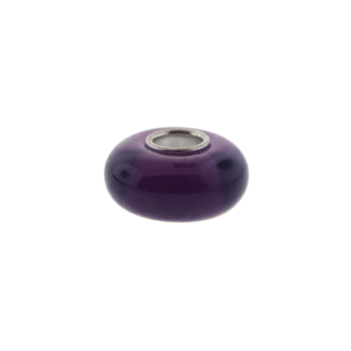 Murano Glass Bead Sterling Silver Cufflinks in Purple I Jan Leslie Cufflinks and Accessories. 