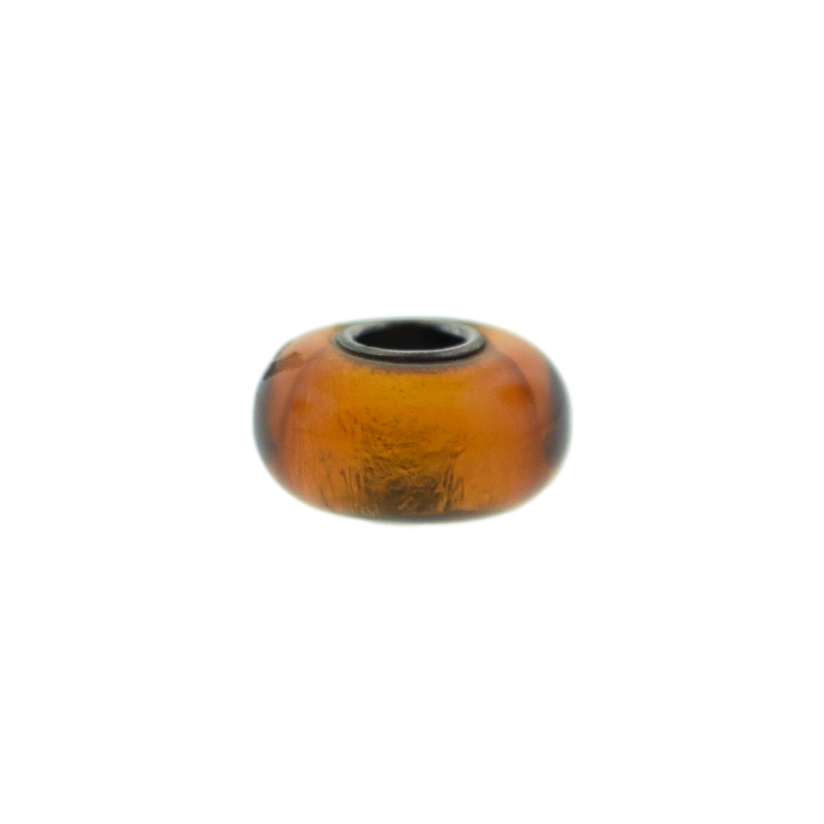 Murano Glass Bead Sterling Silver Cufflinks in Metallic Brown I Jan Leslie Cufflinks and Accessories. 