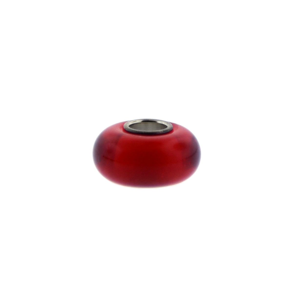 Murano Glass Bead Sterling Silver Cufflinks in Red I Jan Leslie Cufflinks and Accessories. 