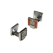 Four Seasons Restaurant Custom Reversible Sterling Silver Cufflinks I Jan Leslie Cufflinks and Accessories. 