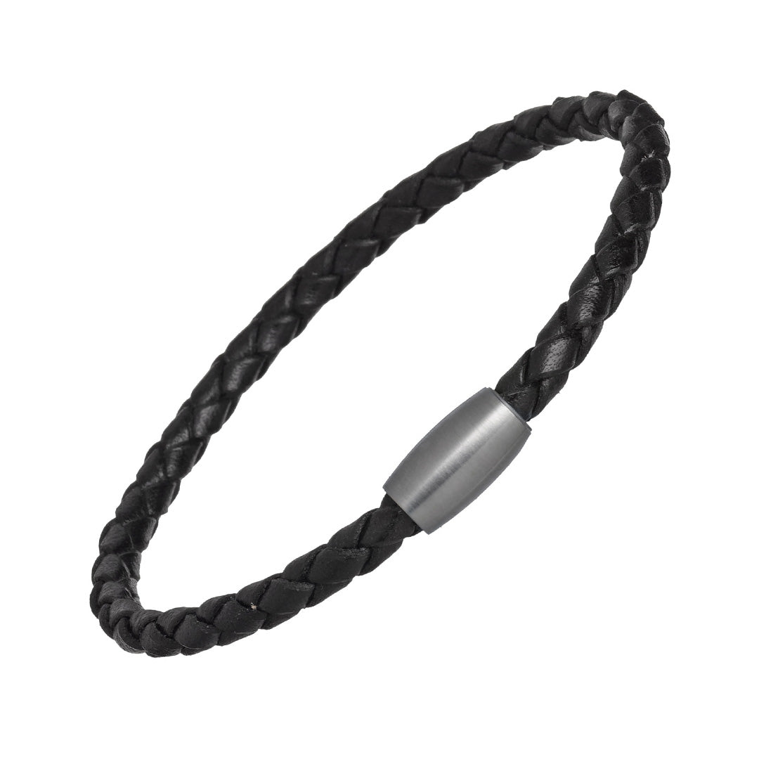 Jan Leslie Magnetic-5 Black Braid Bracelet