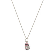 Pink Snail Shell Sterling Silver Charm Necklace SALE ONLY Jan Leslie Jan Leslie