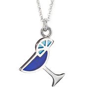Martini Glass Charm Necklace - Jan Leslie Cufflinks and Accessories