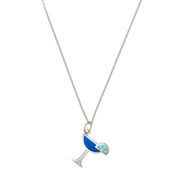 Martini Glass Charm Necklace Charms Jan Leslie Jan Leslie