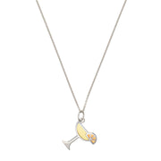 Martini Glass Charm Necklace Charms Jan Leslie Jan Leslie