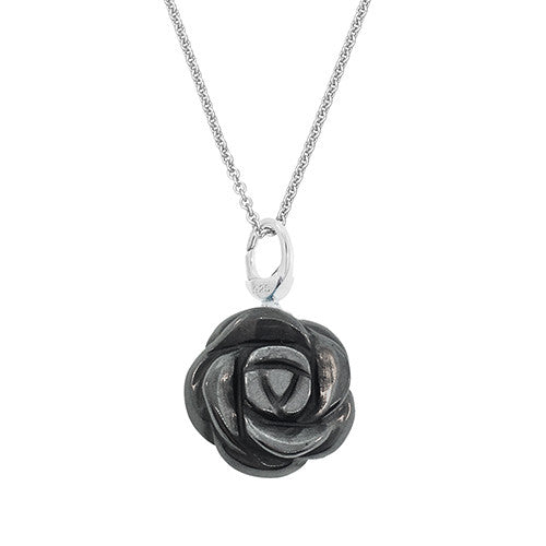 Large Gemstone Rose Pendant - Jan Leslie Cufflinks and Accessories