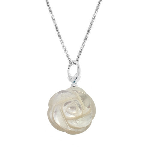 Large Gemstone Rose Pendant - Jan Leslie Cufflinks and Accessories