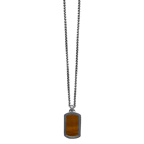 Gemstone Plaque Pendant - Jan Leslie Cufflinks and Accessories