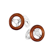 Sports Car Steering Wheel Sterling Silver Cufflinks I Jan Leslie Cufflinks and Accessories. 