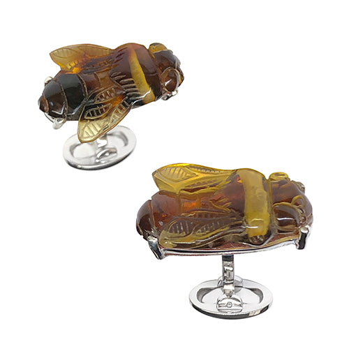Amber Bee Cufflinks 5