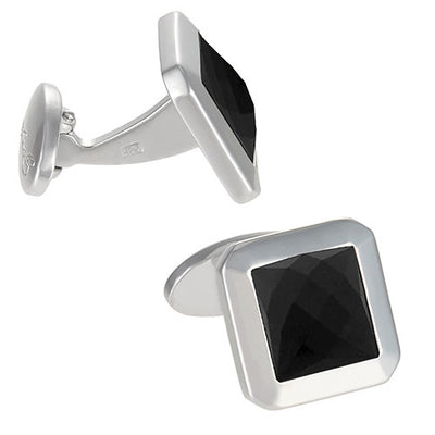 Faceted Agate Cufflinks - Jan Leslie Cufflinks and Accessories