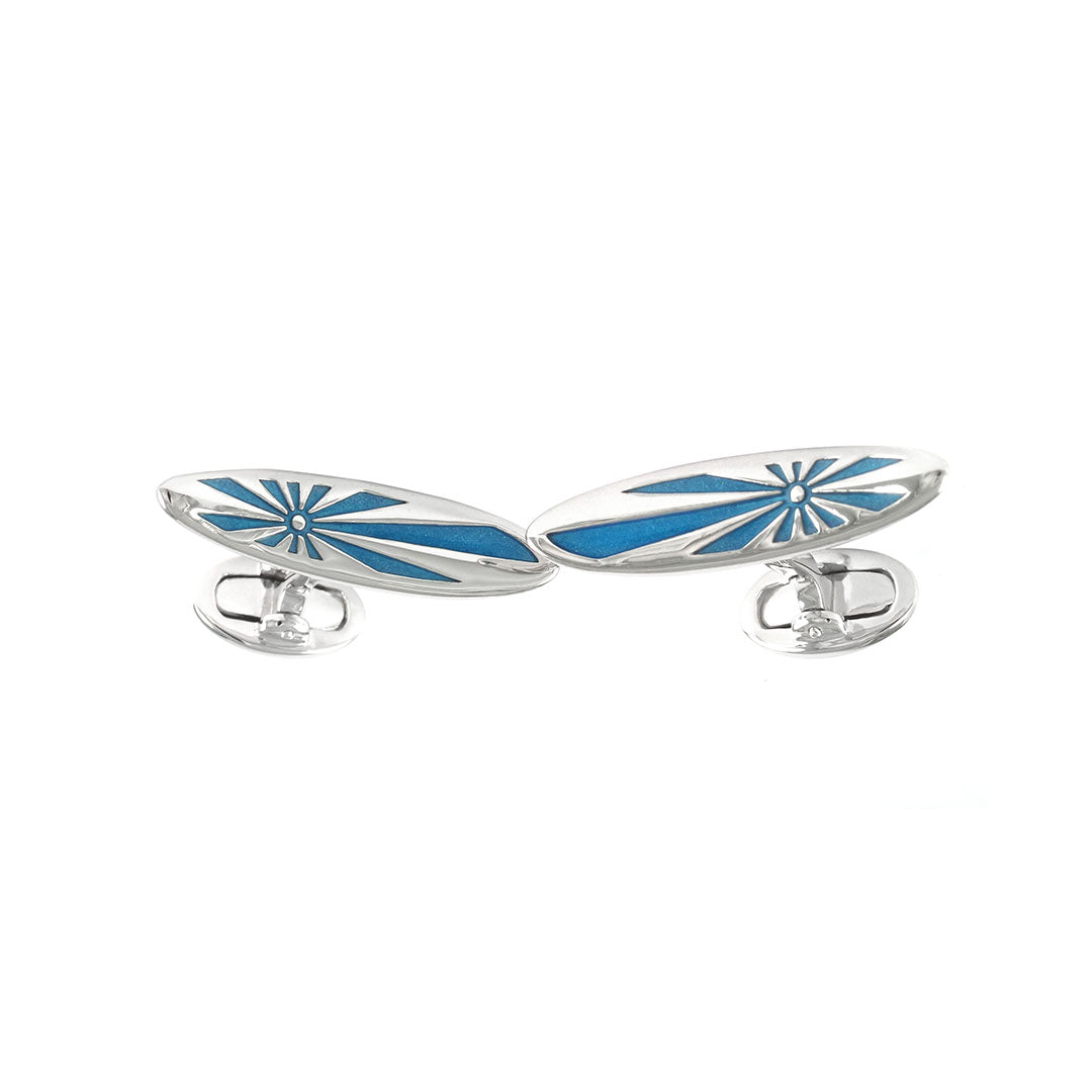 925 Sterling Silver Retro Surfboard Cufflinks – Jan Leslie