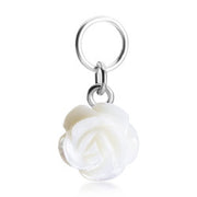 Sterling Silver Medium Gemstone Rose Pendant Sale Only Jan Leslie Jan Leslie