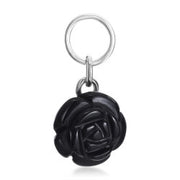 Sterling Silver Medium Gemstone Rose Pendant Jan Leslie