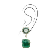 Valle de Cocora 18K One of a Kind Earrings Bespoke Earrings Jan Leslie Jan Leslie