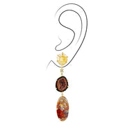 Grand Canyon 18K One of a Kind Earrings Bespoke Earrings Jan Leslie Jan Leslie