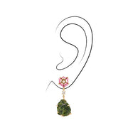 Serengeti 18K One of a Kind Earrings Bespoke Earrings Jan Leslie Jan Leslie